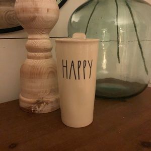 Rae Dunn Happy Travel Mug